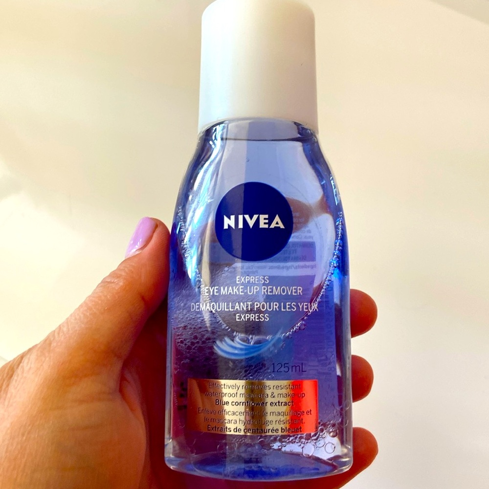 Nivea eye makeup remover for waterproof mascara and eye makeup 125ml